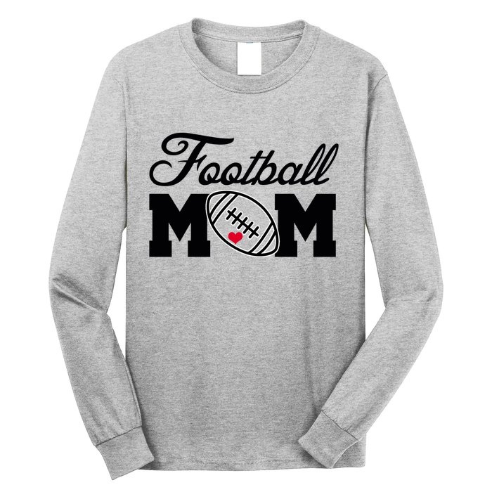 Love Football Mom Cute Gameday Long Sleeve Shirt