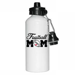 Love Football Mom Cute Gameday Aluminum Water Bottle