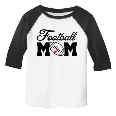 Love Football Mom Cute Gameday Toddler Fine Jersey T-Shirt