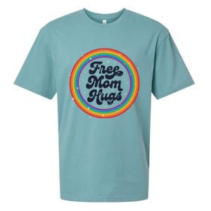 Lgbtq Free Mom Hugs Pride Lgbt Ally Rainbow MotherS Day Gift Sueded Cloud Jersey T-Shirt