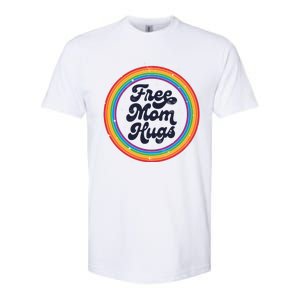 Lgbtq Free Mom Hugs Pride Lgbt Ally Rainbow MotherS Day Gift Softstyle CVC T-Shirt