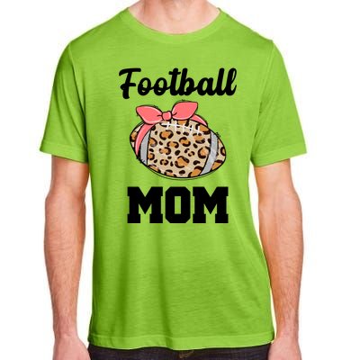 Leopard Football Mom Cute Gift Adult ChromaSoft Performance T-Shirt