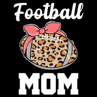Leopard Football Mom Cute Gift 16 in Basic Backpack
