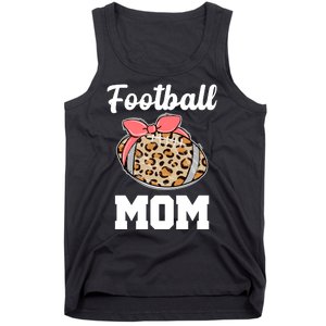 Leopard Football Mom Cute Gift Tank Top