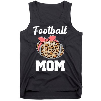 Leopard Football Mom Cute Gift Tank Top