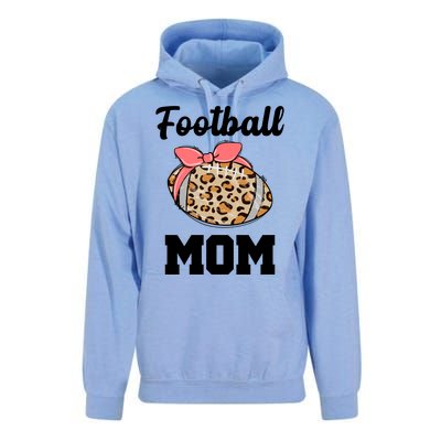 Leopard Football Mom Cute Gift Unisex Surf Hoodie