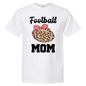 Leopard Football Mom Cute Gift Garment-Dyed Heavyweight T-Shirt