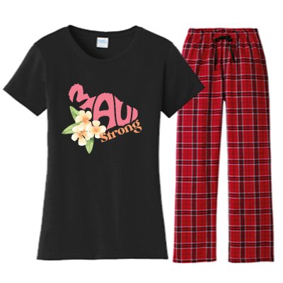 Lahaina Fires Maui Wildfire Relief Maui Strong Women's Flannel Pajama Set