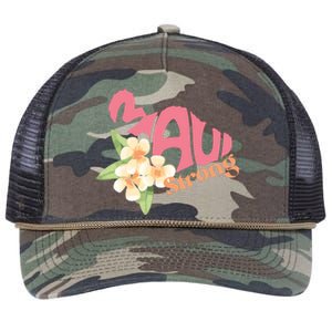 Lahaina Fires Maui Wildfire Relief Maui Strong Retro Rope Trucker Hat Cap