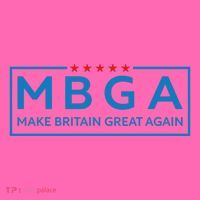 Laurence Fox Mbga Make Britain Great Again Stripe Pom Pom Beanie