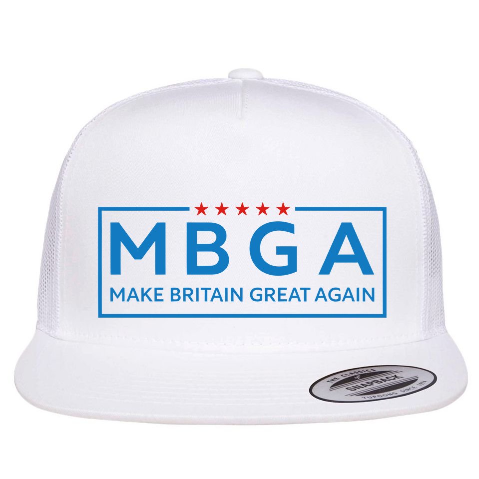 Laurence Fox Mbga Make Britain Great Again Flat Bill Trucker Hat
