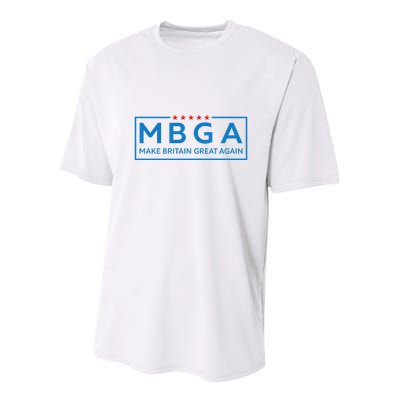 Laurence Fox Mbga Make Britain Great Again Youth Performance Sprint T-Shirt