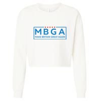 Laurence Fox Mbga Make Britain Great Again Cropped Pullover Crew