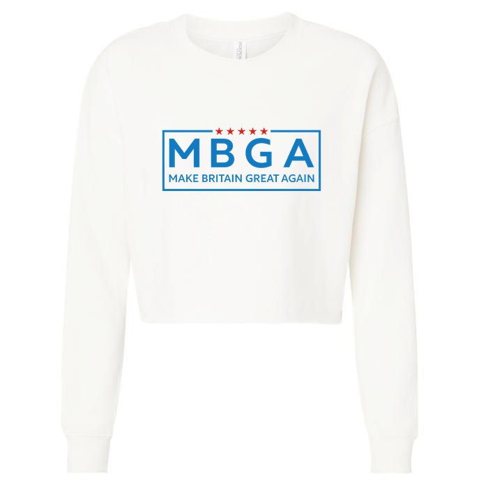 Laurence Fox Mbga Make Britain Great Again Cropped Pullover Crew