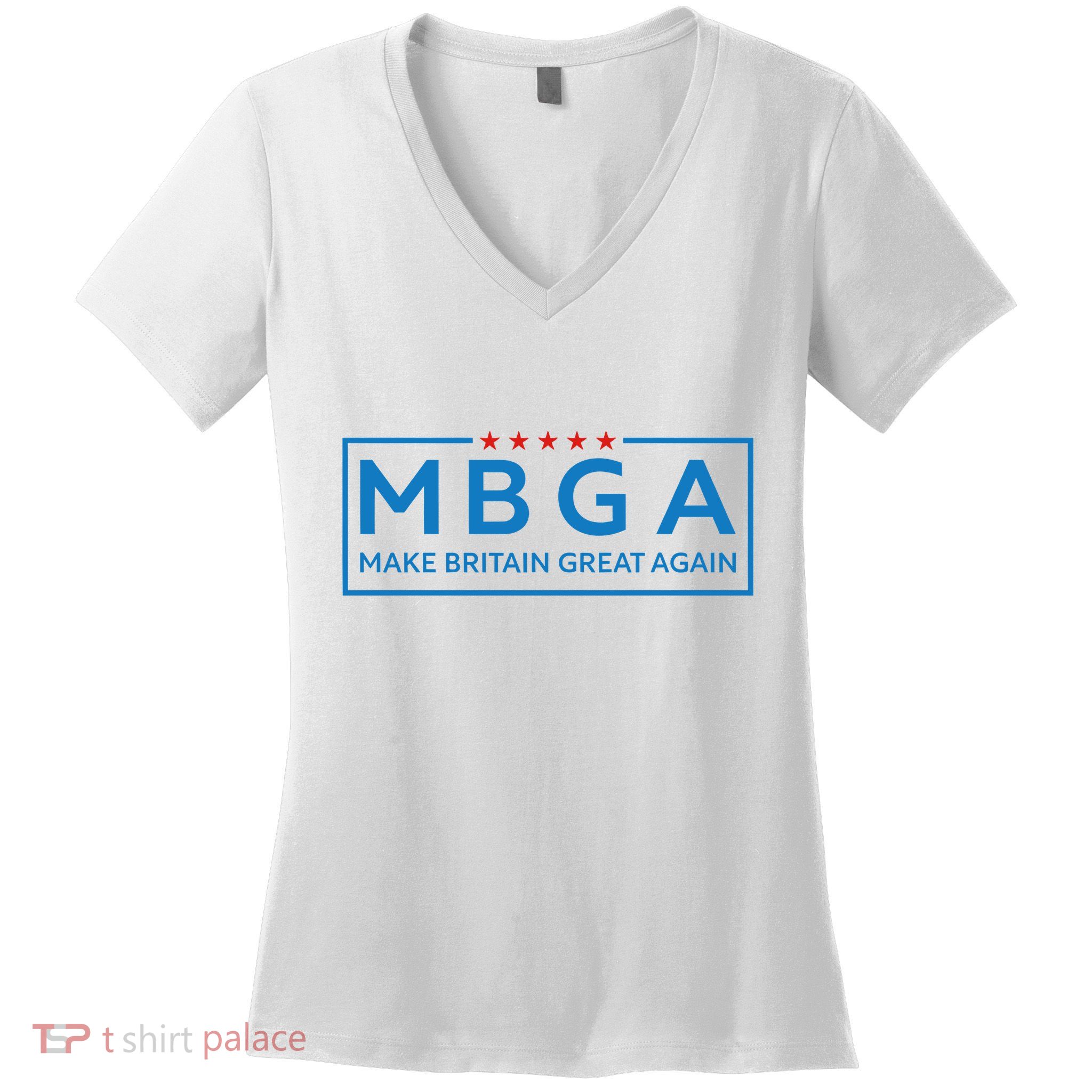 Laurence Fox Mbga Make Britain Great Again Women's V-Neck T-Shirt