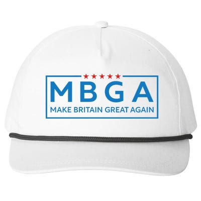 Laurence Fox Mbga Make Britain Great Again Snapback Five-Panel Rope Hat