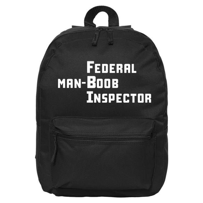 Limited Federal Manboob Inspector 16 in Basic Backpack