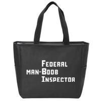 Limited Federal Manboob Inspector Zip Tote Bag