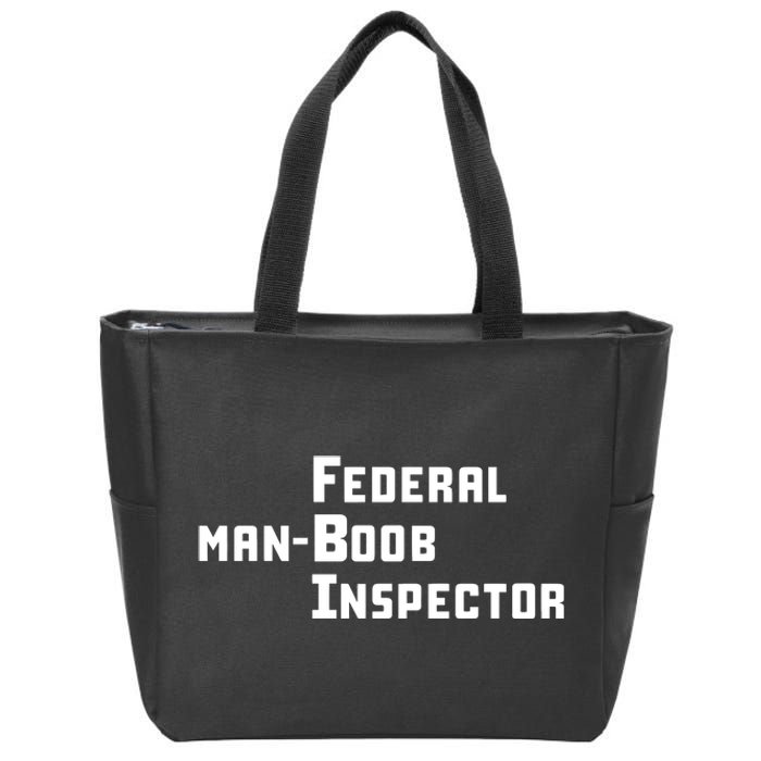 Limited Federal Manboob Inspector Zip Tote Bag