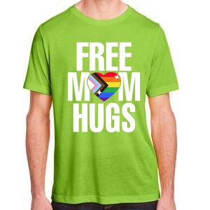 Lgbtq Free Mom Hugs Pride Lgbt Ally Rainbow Proud Mom Funny Gift Adult ChromaSoft Performance T-Shirt