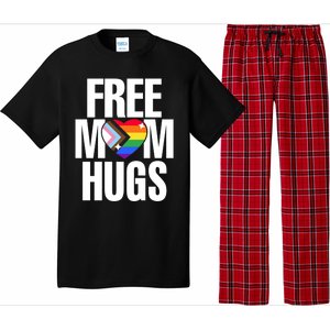 Lgbtq Free Mom Hugs Pride Lgbt Ally Rainbow Proud Mom Funny Gift Pajama Set