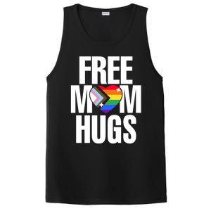 Lgbtq Free Mom Hugs Pride Lgbt Ally Rainbow Proud Mom Funny Gift PosiCharge Competitor Tank