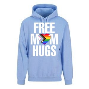 Lgbtq Free Mom Hugs Pride Lgbt Ally Rainbow Proud Mom Funny Gift Unisex Surf Hoodie