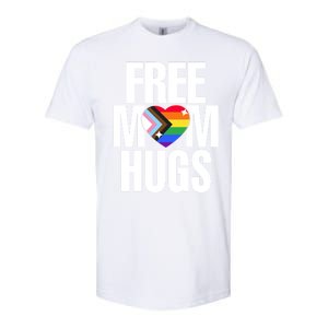 Lgbtq Free Mom Hugs Pride Lgbt Ally Rainbow Proud Mom Funny Gift Softstyle CVC T-Shirt