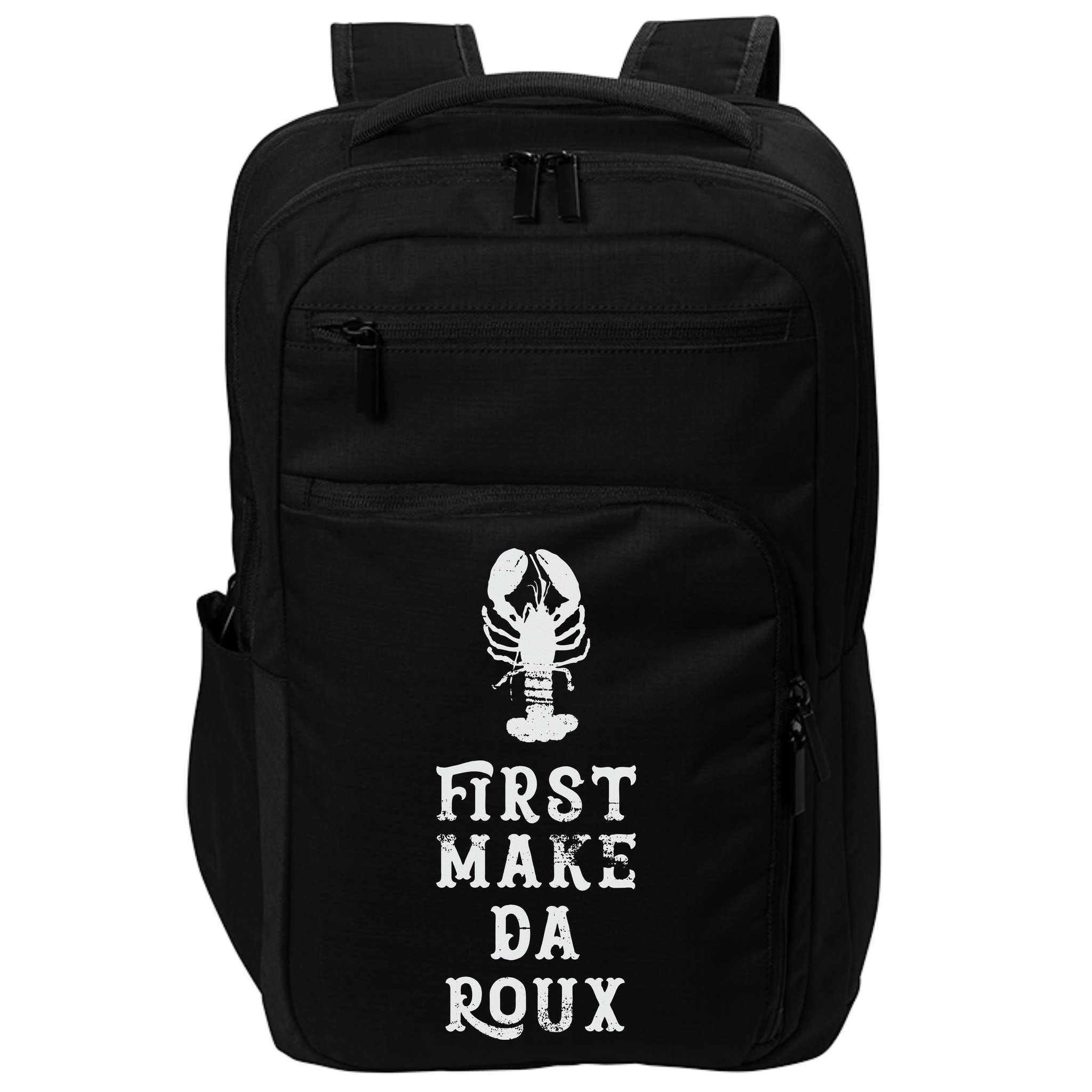 Louisiana First Make Da Roux Cajun Creole Cooking Impact Tech Backpack