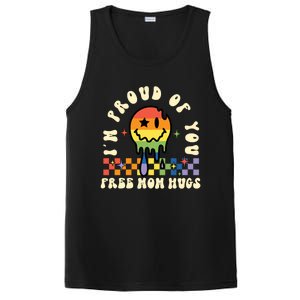 Lgbtq Free Mom Hugs Pride Month Lgbt Retro Groovy Great Gift PosiCharge Competitor Tank