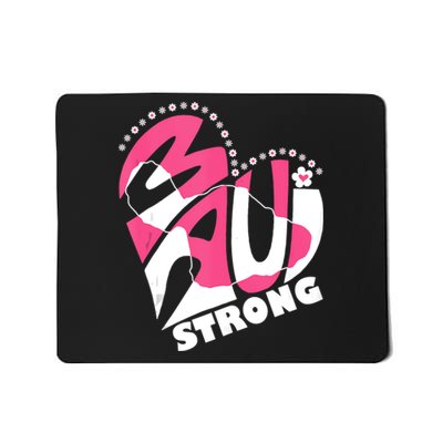 Love For Maui Hawaii Heart Flowers Ocean Beaches Strong Mousepad