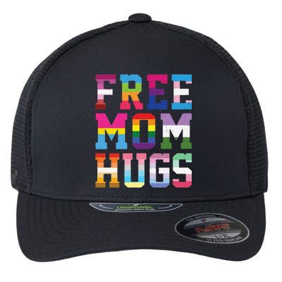 Lgbtq+ Free Mom Hugs Flexfit Unipanel Trucker Cap