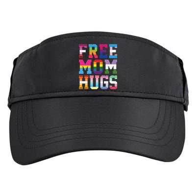 Lgbtq+ Free Mom Hugs Adult Drive Performance Visor