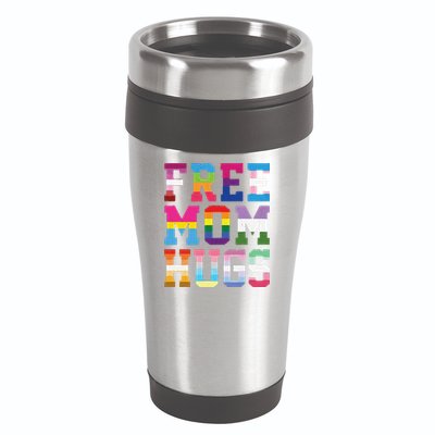 Lgbtq+ Free Mom Hugs 16oz Travel Tumbler