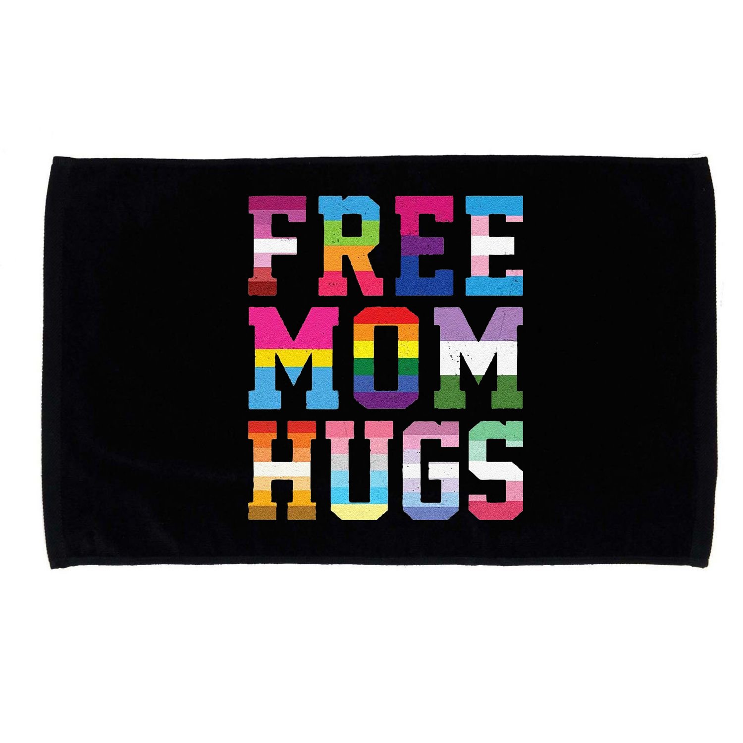 Lgbtq+ Free Mom Hugs Microfiber Hand Towel