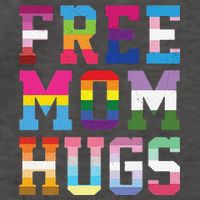 Lgbtq+ Free Mom Hugs Vector Backpack