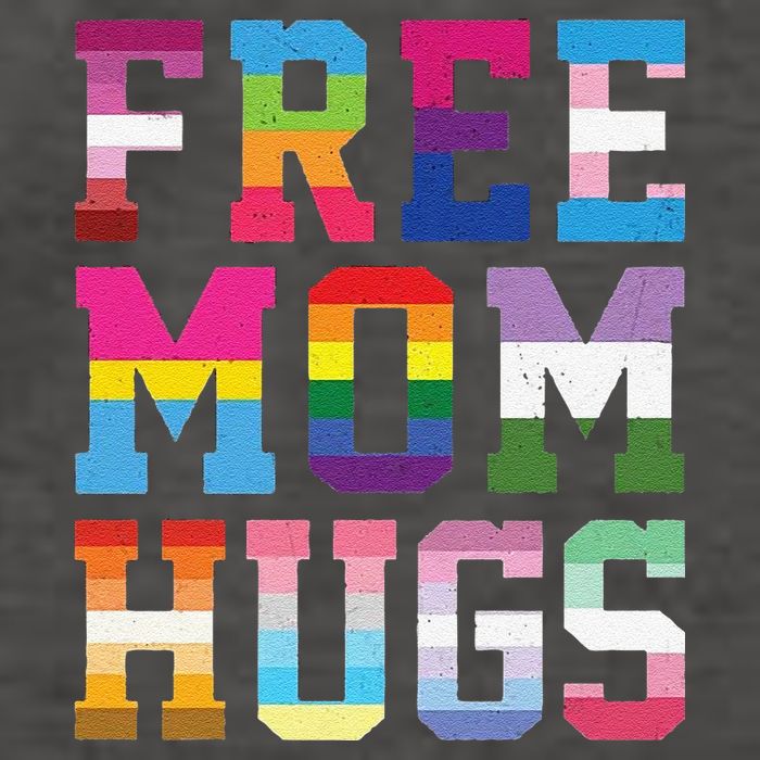 Lgbtq+ Free Mom Hugs Vector Backpack