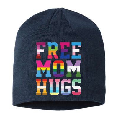 Lgbtq+ Free Mom Hugs Sustainable Beanie