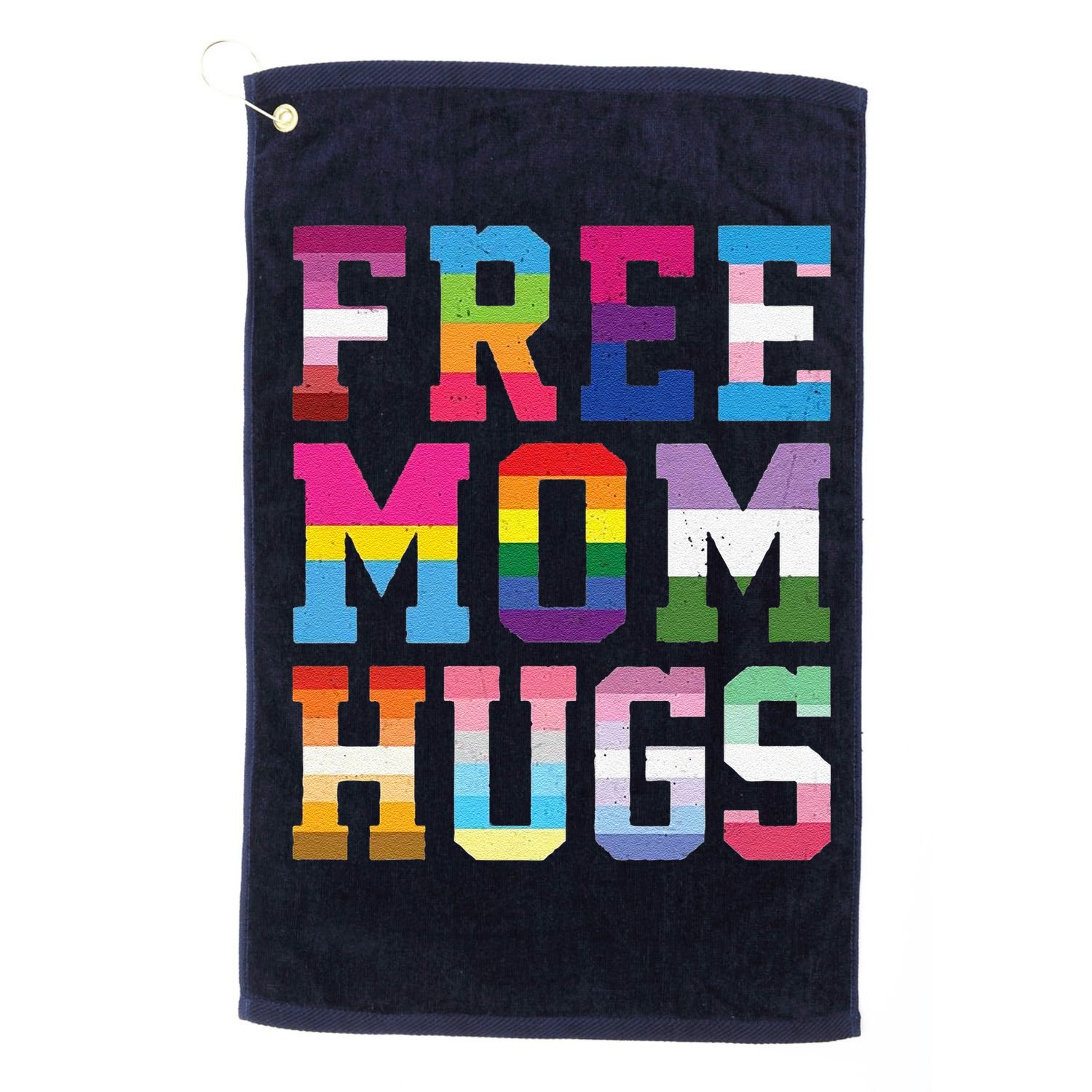 Lgbtq+ Free Mom Hugs Golf Towel