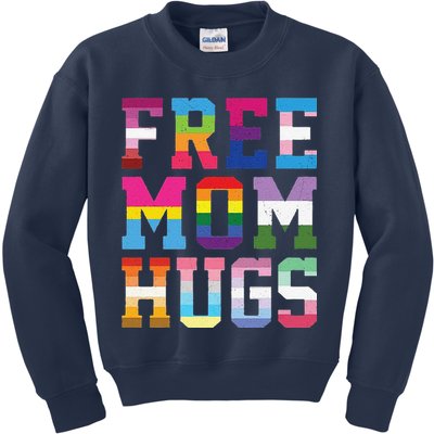 Lgbtq+ Free Mom Hugs Kids Sweatshirt