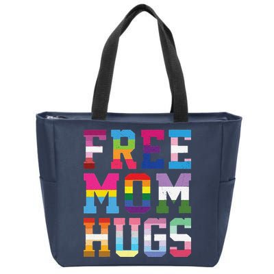 Lgbtq+ Free Mom Hugs Zip Tote Bag