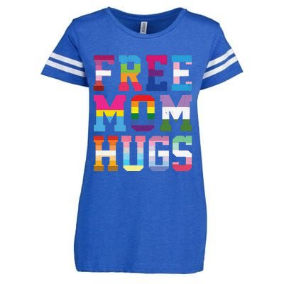 Lgbtq+ Free Mom Hugs Enza Ladies Jersey Football T-Shirt