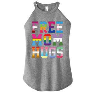 Lgbtq+ Free Mom Hugs Women's Perfect Tri Rocker Tank