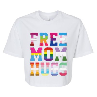 Lgbtq+ Free Mom Hugs Bella+Canvas Jersey Crop Tee