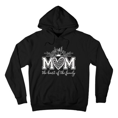 Loving Floral Mom Heart Hoodie