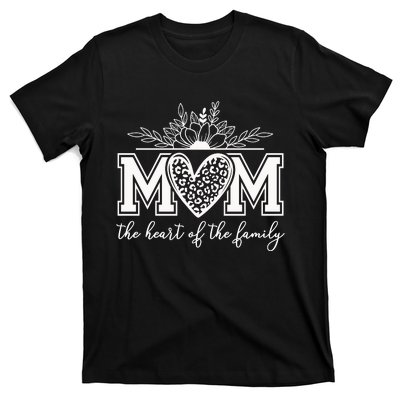 Loving Floral Mom Heart T-Shirt