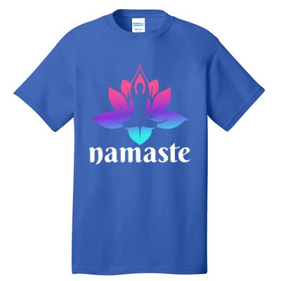 Lotus Flower Namaste Yoga Gift Tall T-Shirt