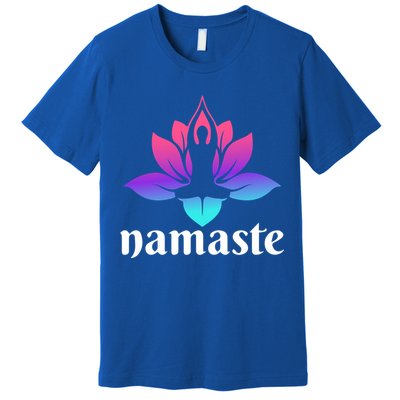 Lotus Flower Namaste Yoga Gift Premium T-Shirt