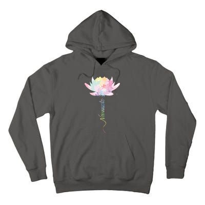 Lotus Flower Namaste Yoga Watercolor Meditation Zen Bohemian Tall Hoodie