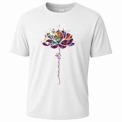 Lotus Flower Namaste Yoga Watercolor Meditation Zen Bohemian Performance Shirt